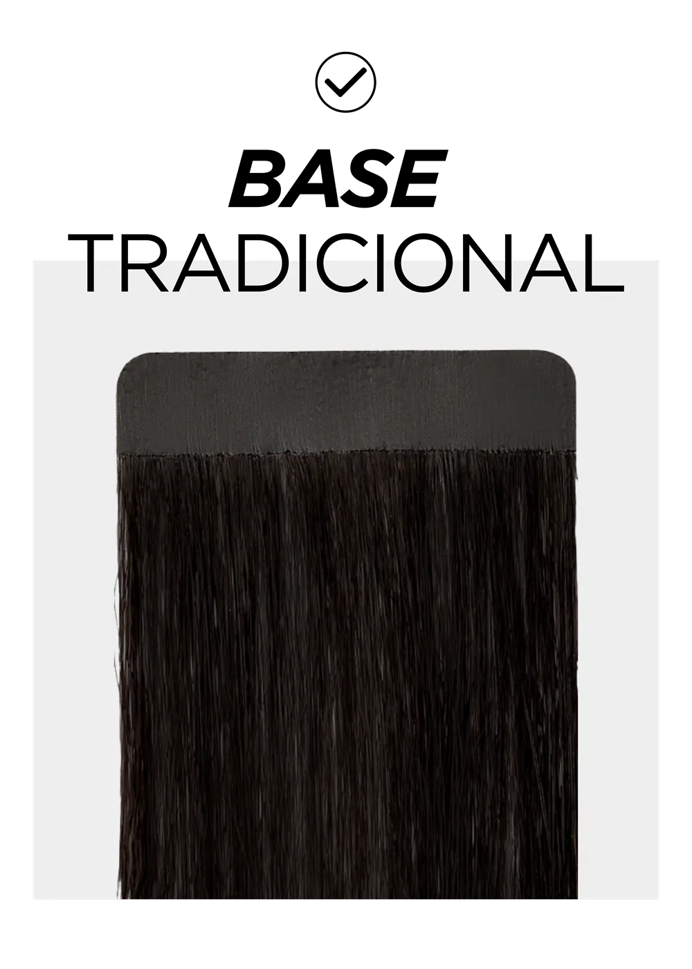 Base tradicional de fita adesiva GLAM Hair